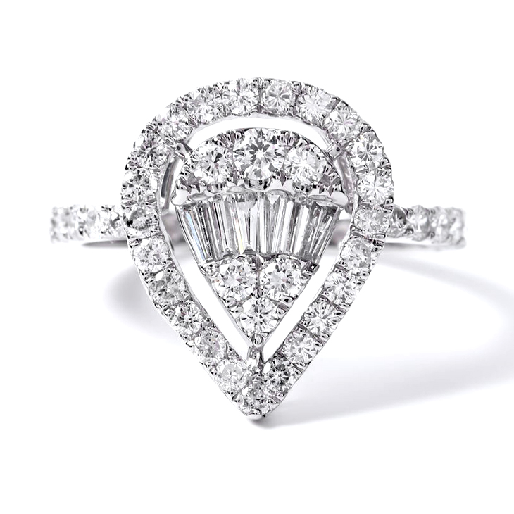 人気の定番  リング　天然ダイヤモンド　ダイヤ　指輪 ダイヤモンド　1ct pt900 リング