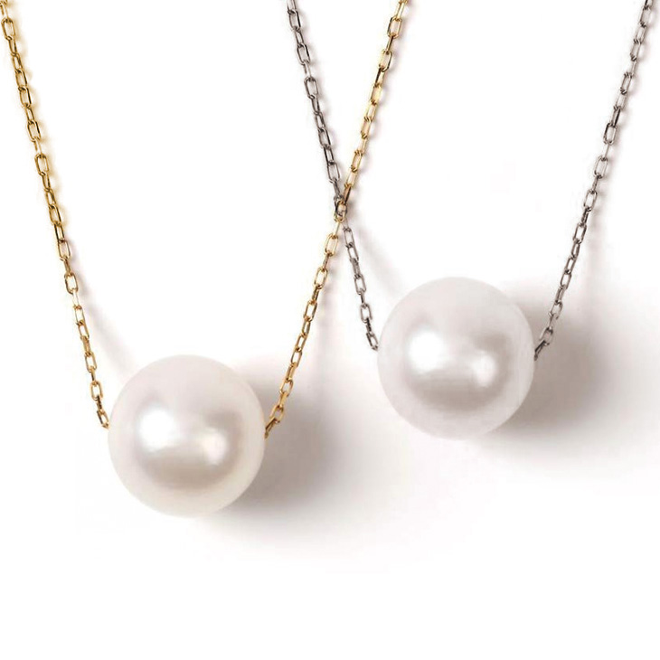真珠のネックレス K18カラーストーン smcint.com